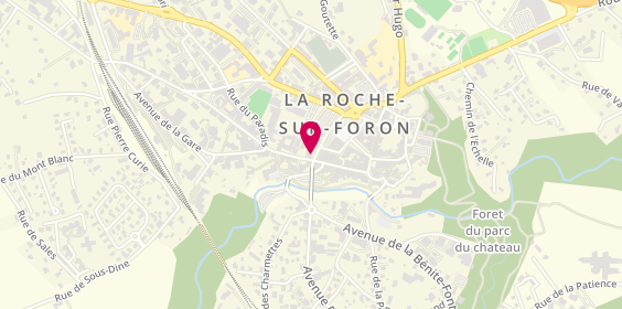 Plan de Escale Coiffure, 182 Rue Carnot, 74800 La Roche-sur-Foron