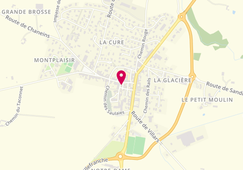 Plan de Mod'in Coiffure, 89 Rue de la République, 01990 Saint-Trivier-sur-Moignans