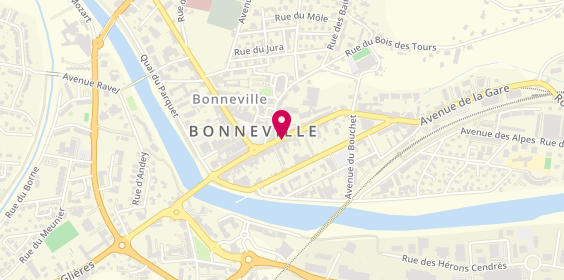 Plan de La Bohème, 48 Rue Pertuiset, 74130 Bonneville