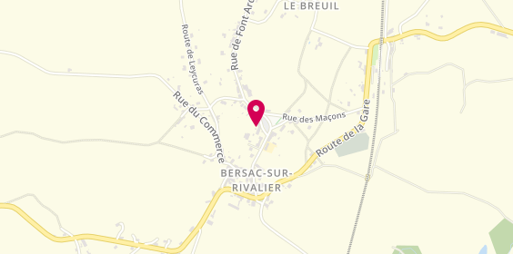 Plan de Beaute Coiffure, 5 place des Fossés, 87370 Bersac-sur-Rivalier