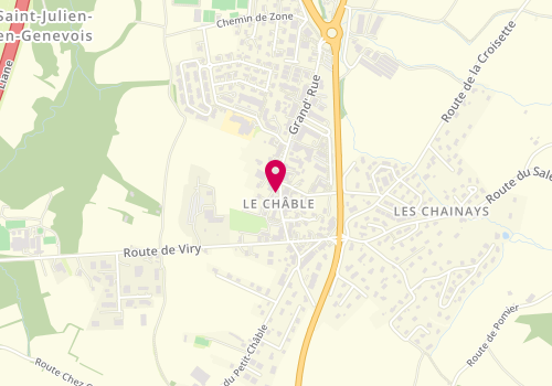 Plan de FM Coiffure, 133 Grand Rue, 74160 Beaumont