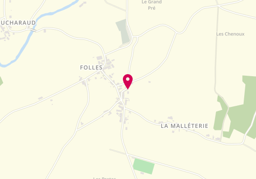 Plan de LALAY Stéphanie, Le Bourg, 87250 Folles