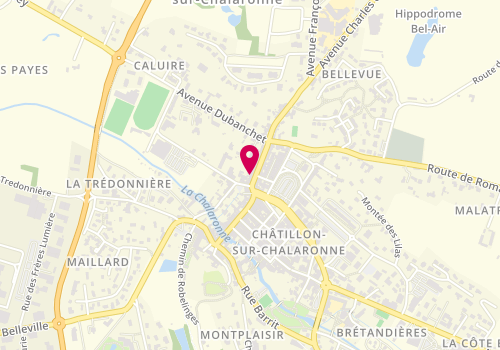 Plan de N J Diffusion, 27 Rue Gambetta, 01400 Châtillon-sur-Chalaronne