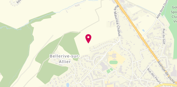 Plan de Alexandra Coiffure, 21 Rue Jean Jaurès, 03700 Bellerive-sur-Allier