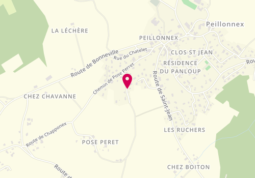 Plan de Référence Coiffure, 91 Chemin Petit Bois, 74250 Peillonnex