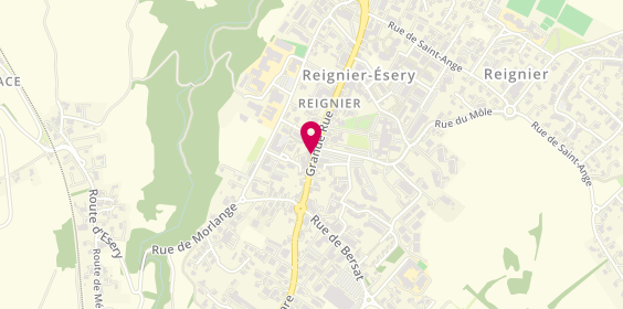 Plan de A.S Coiffure, 504 Grande Rue, 74930 Reignier-Ésery