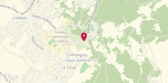 Plan de Angèle Coiffure, 39 Route d'Annemasse, 74160 Collonges-sous-Salève