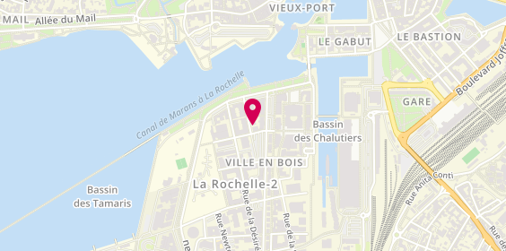 Plan de L'Atelier du Végétal, 5 Bis Rue Cardinal, 17000 La Rochelle