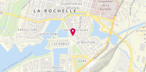 Plan de L'Atelier de Réjane, 66 Rue Saint-Nicolas, 17000 La Rochelle