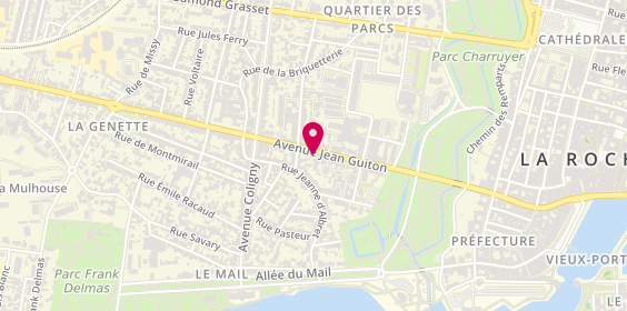 Plan de Le Salon du Barbier, 39 avenue Jean Guiton, 17000 La Rochelle