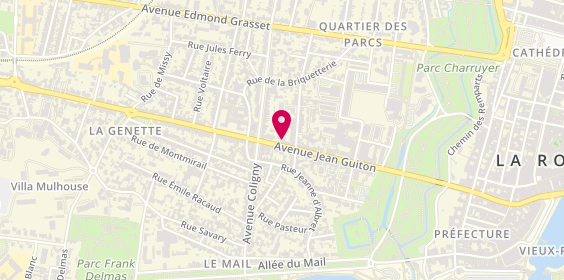 Plan de Arnault Coiffure, 50 avenue Jean Guiton, 17000 La Rochelle