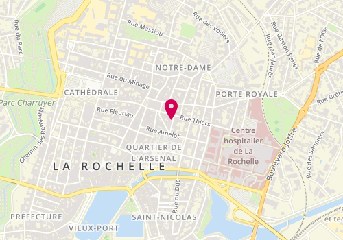 Plan de L'Atelier O 26, 7 Rue du Général Gallieni, 17000 La Rochelle
