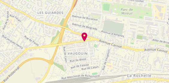 Plan de Dousset Coiffure, 19 avenue Denfert-Rochereau, 17000 La Rochelle