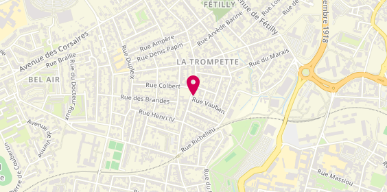 Plan de Antony Bardet, 106 avenue du Lieutenant-Colonel Bernier, 17000 La Rochelle
