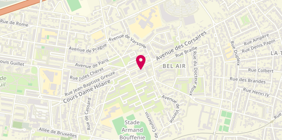 Plan de Misscut's, 140 avenue des Corsaires, 17000 La Rochelle