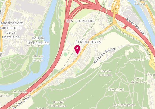 Plan de Le Lounge Coiffure, 502 Route de Saint-Julien, 74100 Étrembières