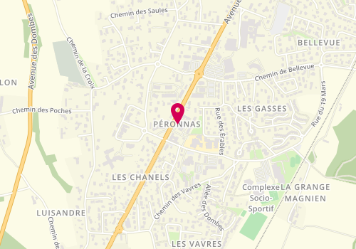 Plan de Rouge Orangé, 322 Rue de la Mairie, 01960 Péronnas