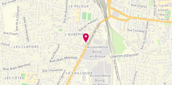 Plan de L'Atelier de Laurence, 40 Avenue de Lyon, 01000 Bourg-en-Bresse