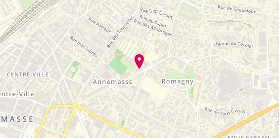 Plan de Isana coiffure RDV en ligne sur PLANITY, 53 Rue de Romagny, 74100 Annemasse