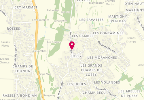 Plan de Chez Chloé, 78 Route des Marais, 74380 Cranves-Sales