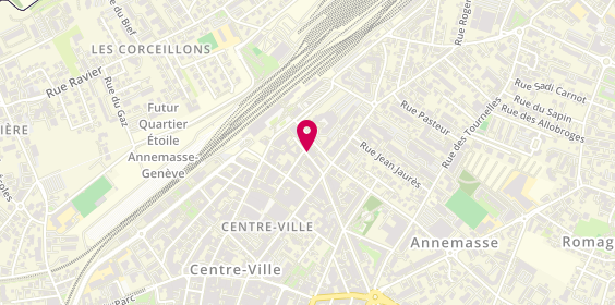 Plan de Mickael Coiffure, 4 Rue du Docteur Favre, 74100 Annemasse