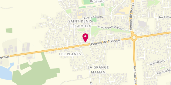 Plan de BULIN Nancy Maryline, 1250 Route de Trévoux, 01000 Saint-Denis-lès-Bourg