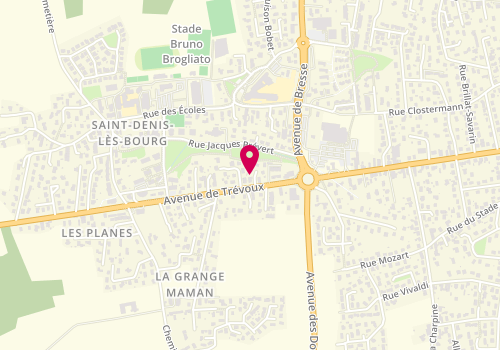 Plan de Pampa Coiffure, 898 Route de Trévoux, 01000 Saint-Denis-lès-Bourg