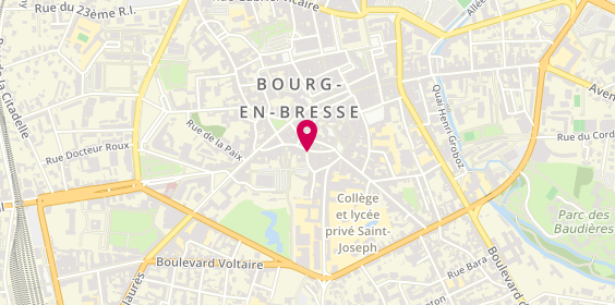Plan de Place de la Coiffure, 5 Rue Gustave Doré, 01000 Bourg-en-Bresse