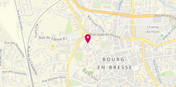 Plan de Rozier Jean-Brice, 27 Rue Bourgmayer, 01000 Bourg-en-Bresse