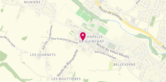 Plan de Barber Factory, 22 place Soeur Julie Ferret, 71570 La Chapelle-de-Guinchay