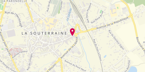 Plan de Coiffure Marie-Claire, 10 Rue de Lavaud, 23300 La Souterraine