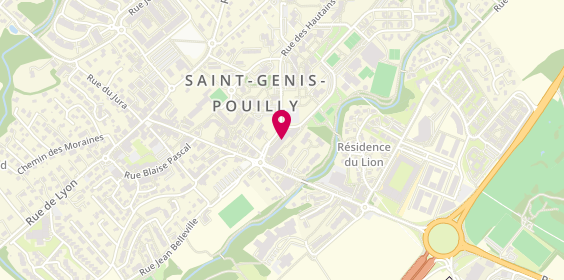 Plan de Studio 54, 4 Rue des Hautains, 01630 Saint-Genis-Pouilly