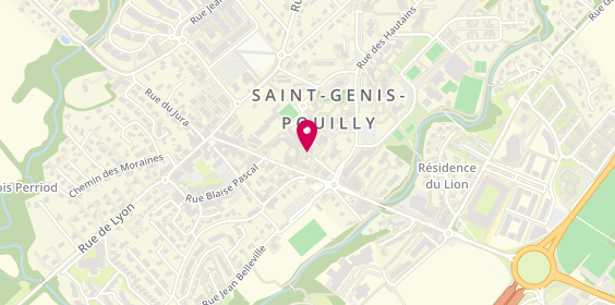 Plan de Le Barbier du Coin, 201 avenue de la République, 01630 Saint-Genis-Pouilly