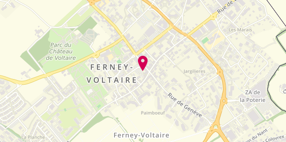 Plan de Salon MG, 10 ruelle des Jardins, 01210 Ferney-Voltaire