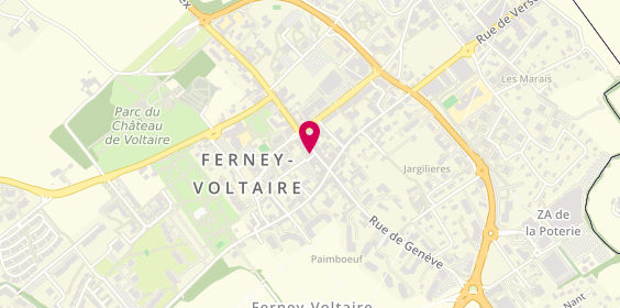 Plan de Salon Dessange, 11 Grand' Rue, 01210 Ferney-Voltaire