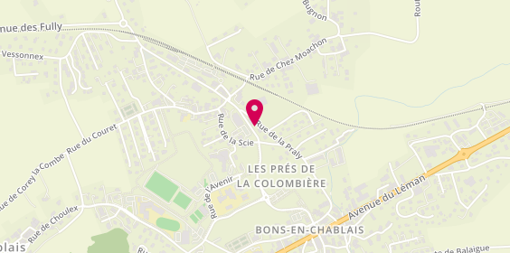 Plan de Ambizen Coiffeur Createur, 466 Avenue Louis Armand, 74890 Bons-en-Chablais