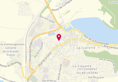 Plan de Art Coiffure, 6 Rue des Framboisiers, 71800 La Clayette