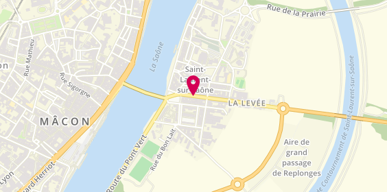 Plan de Alinea-56, 56 Rue de la Levee, 01750 Saint-Laurent-sur-Saône