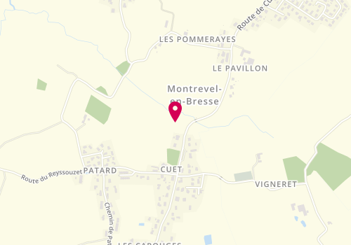 Plan de Passion Coloree, 6 Route de Bourg, 01340 Montrevel-en-Bresse