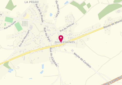 Plan de La tête Ailleurs, 31 Route de Montluçon, 03380 Quinssaines