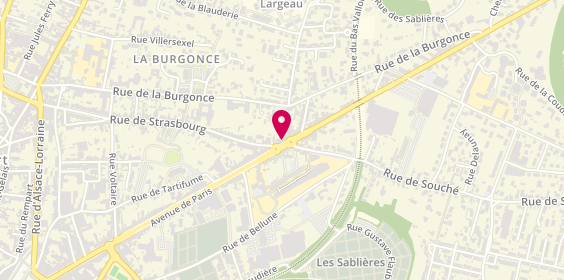 Plan de L'Instant Coiffure, 197 Avenue de Paris, 79000 Niort