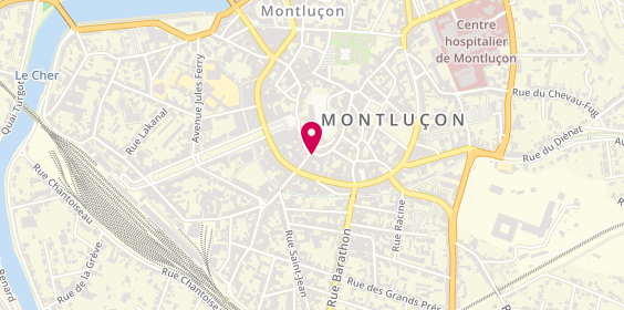 Plan de MONNOT Manuel, 1 Rue Prte Bretonnie, 03100 Montluçon