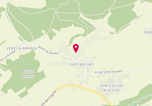 Plan de Les Ciseaux du Gavot, 64 Chemin Fayet, 74500 Saint-Paul-en-Chablais