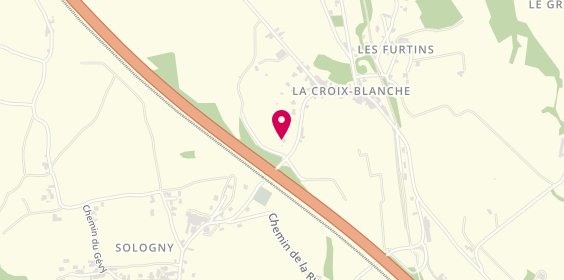 Plan de A Detente Coiffee, Lieu-Dit Croix Blanche, 71960 Sologny