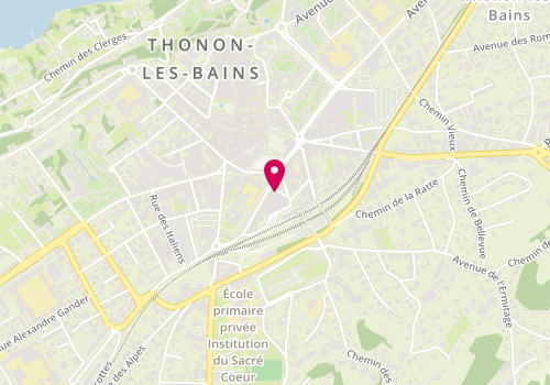 Plan de Saydo Coiffure/Barber Thonon-les-Bains, 13 avenue des Allobroges, 74200 Thonon-les-Bains