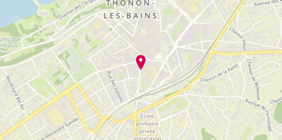 Plan de Coiffure Masculine, 6 Rue de l'Hôtel Dieu, 74200 Thonon-les-Bains