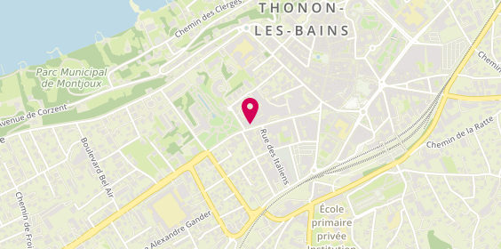 Plan de ABC Coiffure Thonon, 15 avenue du Général de Gaulle, 74200 Thonon-les-Bains