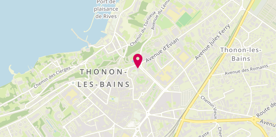 Plan de Fg Création, 3 avenue Saint-François de Sales, 74200 Thonon-les-Bains