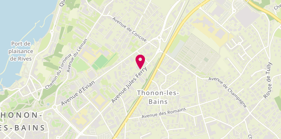 Plan de L'Instant, 42 Avenue Jules Ferry, 74200 Thonon-les-Bains