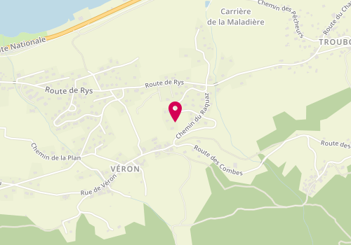 Plan de BOUVET Sylvie, 7 Route des Bois de Manjoux, 74500 Lugrin